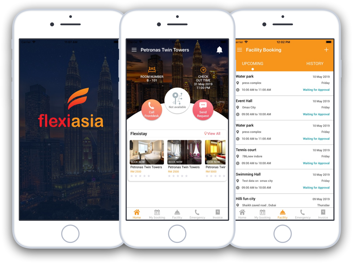 Flexiasia App Screenshot